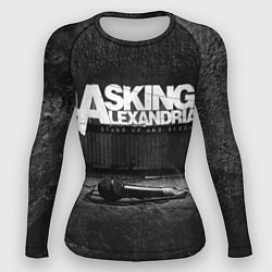 Рашгард женский Asking Alexandria: Black Micro, цвет: 3D-принт