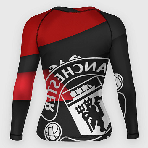 Женский рашгард FC Man United: Exclusive / 3D-принт – фото 2