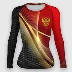 Женский рашгард RUSSIA SPORT: Gold Collection