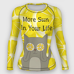Рашгард женский More Sun In Your Life, цвет: 3D-принт