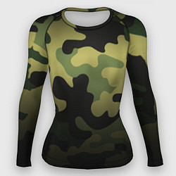 Женский рашгард Camouflage Green