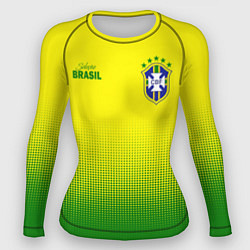 Рашгард женский CBF Brasil, цвет: 3D-принт