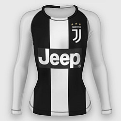 Рашгард женский FC Juventus: Ronaldo Home 18-19, цвет: 3D-принт