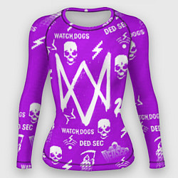 Женский рашгард Watch Dogs 2: Violet Pattern