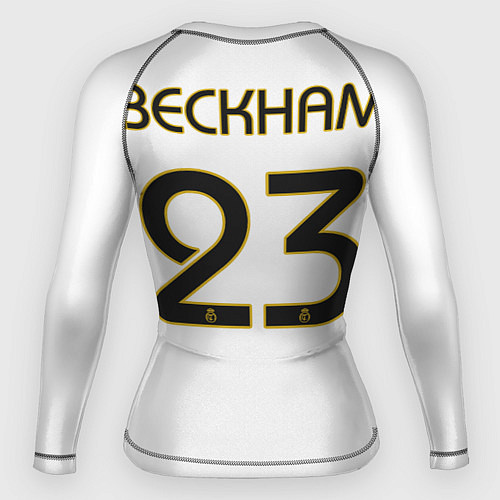 Женский рашгард FC Real Madrid: Beckham Retro / 3D-принт – фото 2