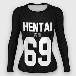 Рашгард женский Hentai 69: Black Style, цвет: 3D-принт