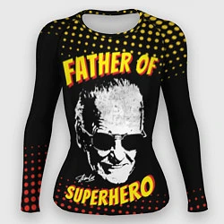 Женский рашгард Stan Lee: Father of Superhero