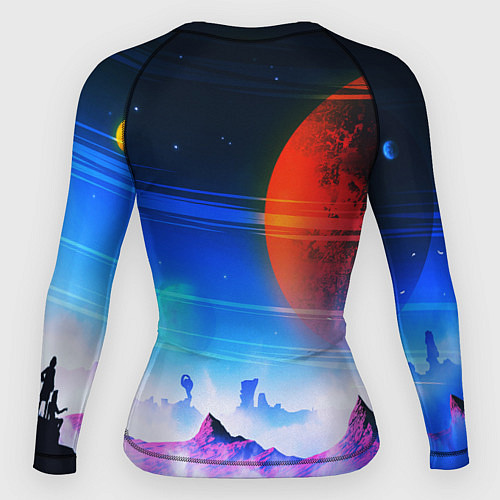 Женский рашгард No Man's Sky: Galaxy / 3D-принт – фото 2