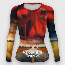 Рашгард женский Stranger Things: Road to Dream, цвет: 3D-принт
