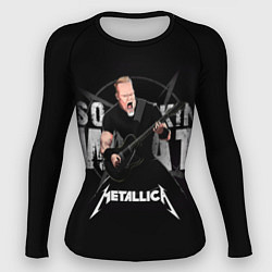 Женский рашгард Metallica black