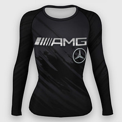Рашгард женский Mercedes AMG, цвет: 3D-принт