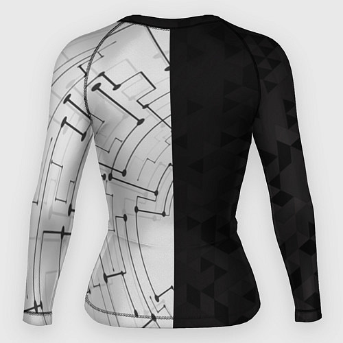 Женский рашгард Mercedes AMG: Techno Style / 3D-принт – фото 2