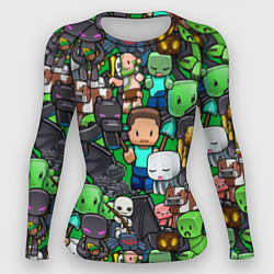 Женский рашгард Жители Майнкрафт