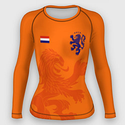 Рашгард женский Сборная Голландии, цвет: 3D-принт