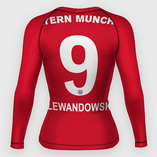 Женский рашгард FC Bayern: Lewandowski Home 19-20 / 3D-принт – фото 2