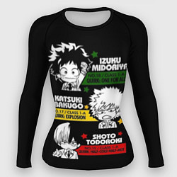 Рашгард женский Boku no Hero Academia, цвет: 3D-принт