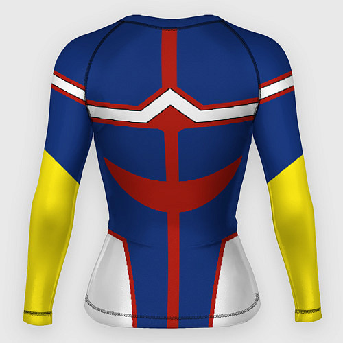 Женский рашгард ALL MIGHT MY HERO ACADEMIA MHA МОЯ ГЕРОЙСКАЯ АКАДЕ / 3D-принт – фото 2