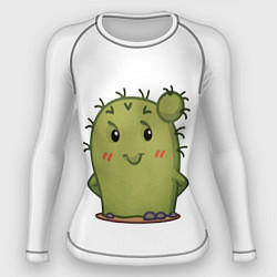 Рашгард женский Кактус, цвет: 3D-принт