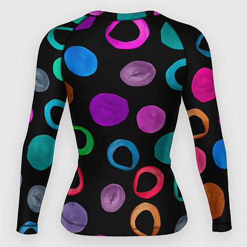 Женский рашгард Влюбленные кактус и шарик / 3D-принт – фото 2