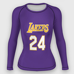 Рашгард женский Los Angeles Lakers Kobe Brya, цвет: 3D-принт