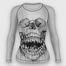 Рашгард женский Dentist skull, цвет: 3D-принт