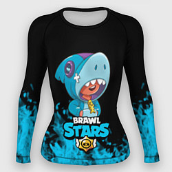 Рашгард женский Brawl stars leon shark, цвет: 3D-принт