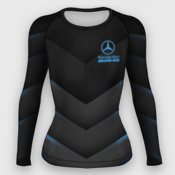 Рашгард женский Mercedes-AMG, цвет: 3D-принт