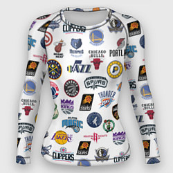 Женский рашгард NBA Pattern