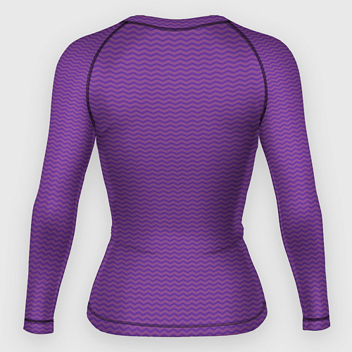 Женский рашгард Фиолетовая волна / 3D-принт – фото 2