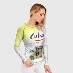 Рашгард женский Куба, цвет: 3D-принт — фото 2