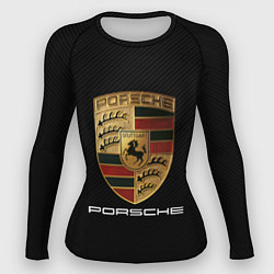 Рашгард женский PORSCHE, цвет: 3D-принт