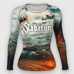 Рашгард женский Sabaton, цвет: 3D-принт