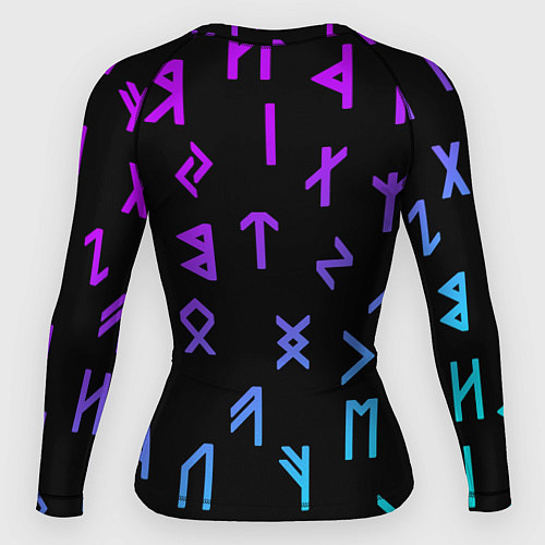 Женский рашгард РУНЫ / 3D-принт – фото 2
