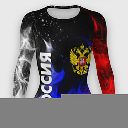 Рашгард женский РОССИЯ, цвет: 3D-принт