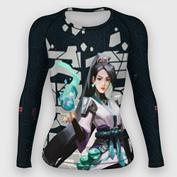 Рашгард женский Sage, цвет: 3D-принт