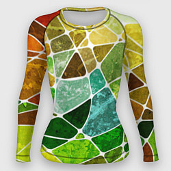 Рашгард женский Мозаика, цвет: 3D-принт