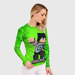 Рашгард женский MINECRAFT, цвет: 3D-принт — фото 2