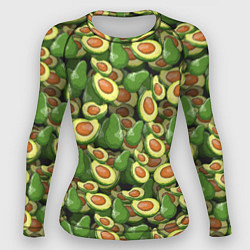Рашгард женский Avocado, цвет: 3D-принт
