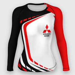 Рашгард женский Mitsubishi EVO Uniform, цвет: 3D-принт