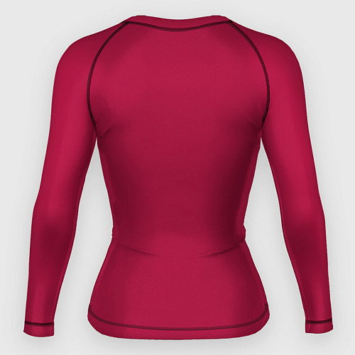 Женский рашгард AS Roma Red Design 2122 / 3D-принт – фото 2