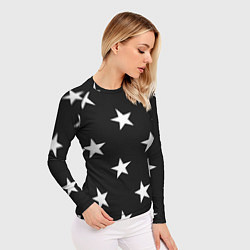 Рашгард женский Звёзды, цвет: 3D-принт — фото 2