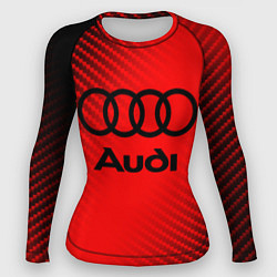 Рашгард женский AUDI АУДИ, цвет: 3D-принт