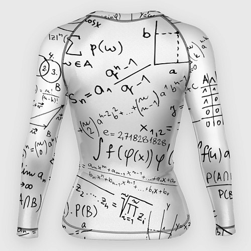 Женский рашгард Мама,я математик! / 3D-принт – фото 2