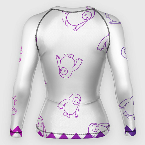 Женский рашгард Fall Guys / 3D-принт – фото 2