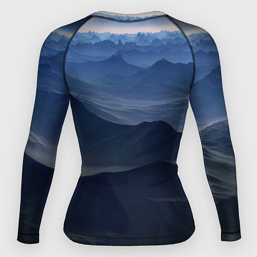 Женский рашгард Горный массив / 3D-принт – фото 2