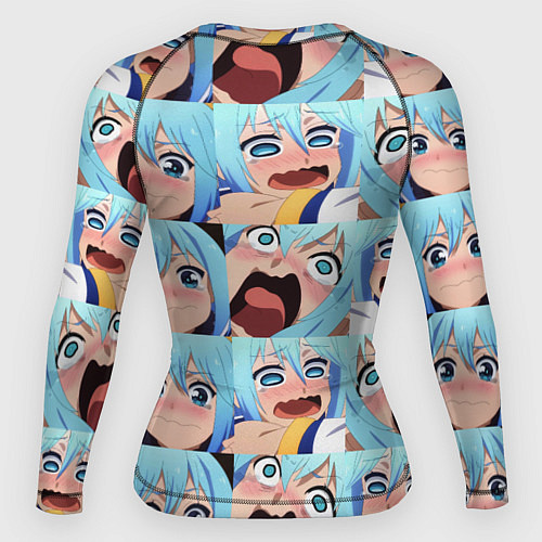 Женский рашгард Аква Коносуба Aqua Konosuba / 3D-принт – фото 2