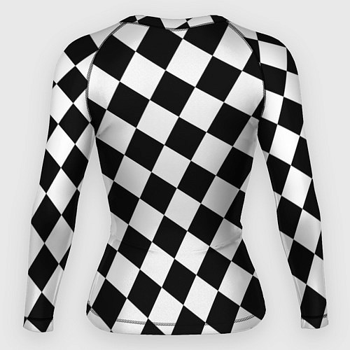 Женский рашгард Клетки / 3D-принт – фото 2