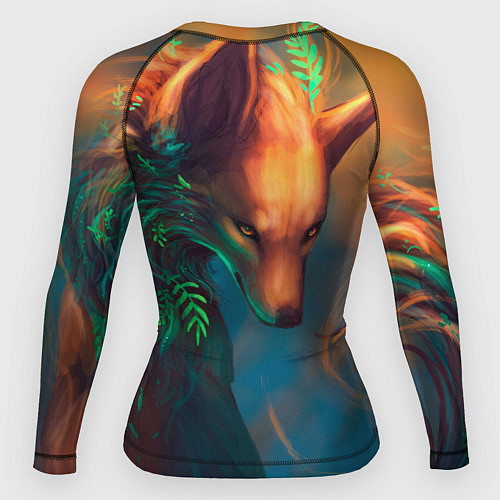 Женский рашгард Волшебная лиса / 3D-принт – фото 2