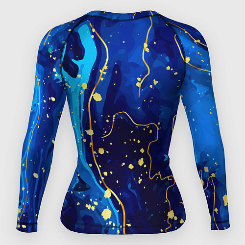 Женский рашгард СИНИЙ ГРАНИТ / 3D-принт – фото 2
