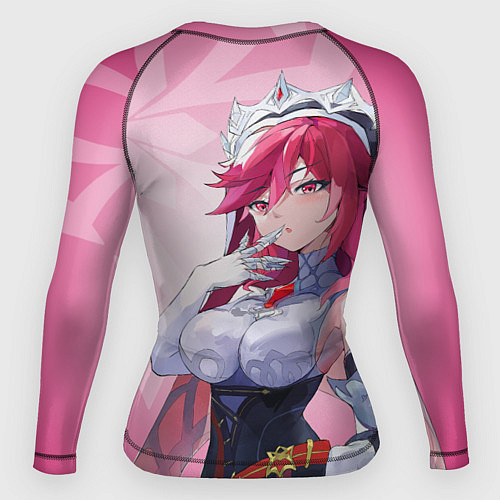 Женский рашгард GENSHIN IMPACT, РОЗАРИЯ / 3D-принт – фото 2